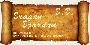 Dragan Đordan vizit kartica